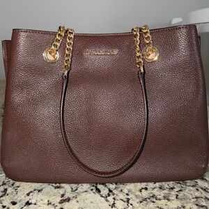 Brown Leather Handbag